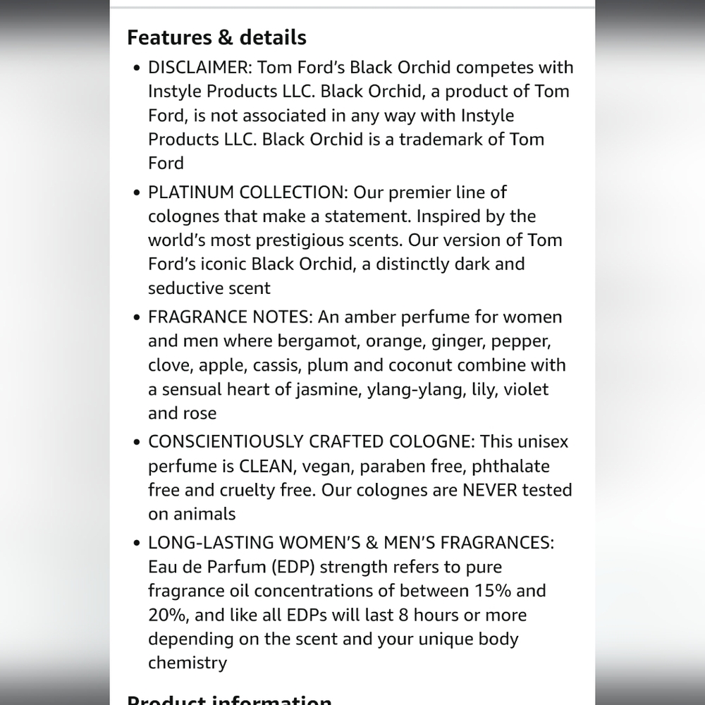 INSPIRED BY Tom Ford BLACK ORCHID - Picture 6 of 16